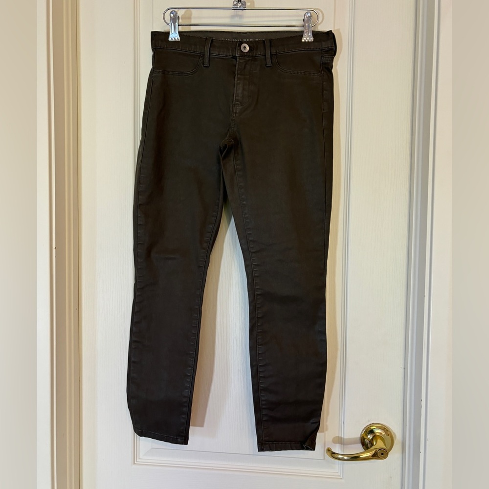Banana Republic Waxed Coated Skinny Jeans 25S